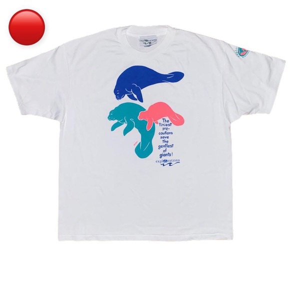 Vintage Other - ❌SOLD❌ VTG 90s Save The Manatees T-shirt